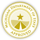 Approved by the Michigan Department of State
